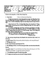 Đề kiểm tra định kì Toán, Tiếng việt lớp 3 lần 2 - Năm học 2016-2017 - Trường Tiểu học Đa Thành